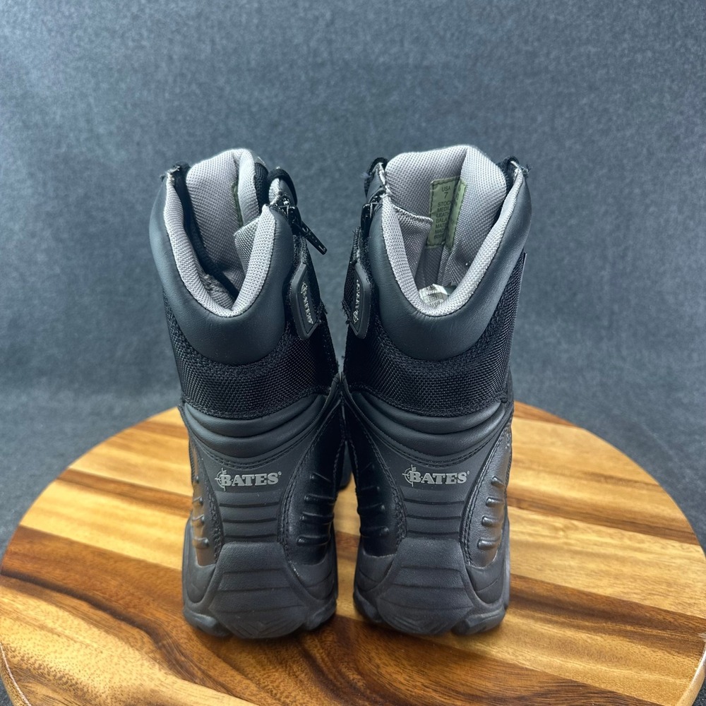 Bates Mens GX-8 Gore-Tex Waterproof Side Zip Tactical Boots Black E02268 Size 7 - Picture 7 of 10